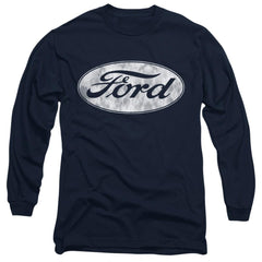 Ford Logo Men's 18/1 Cotton Long-Sleeve T-Shirt