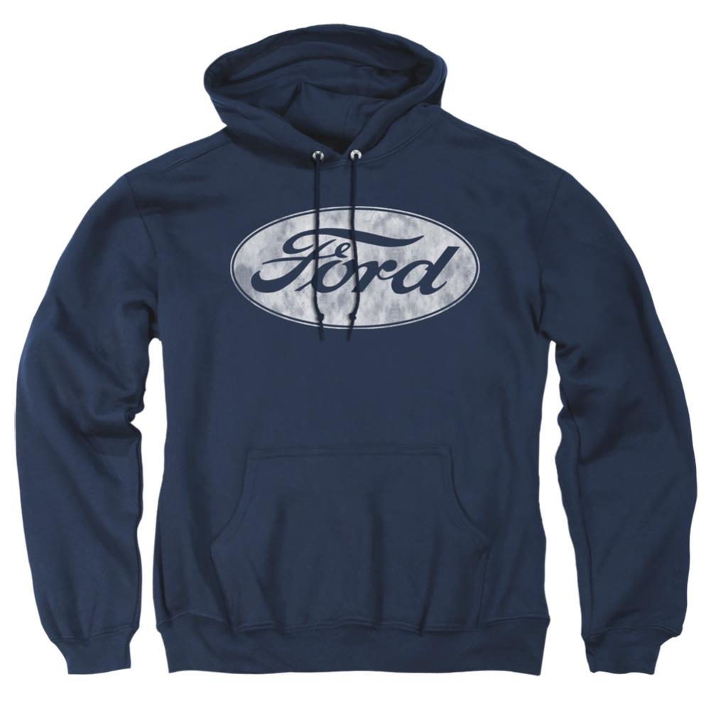 Ford Logo Men's Pull-Over 75 25 Poly Hoodie