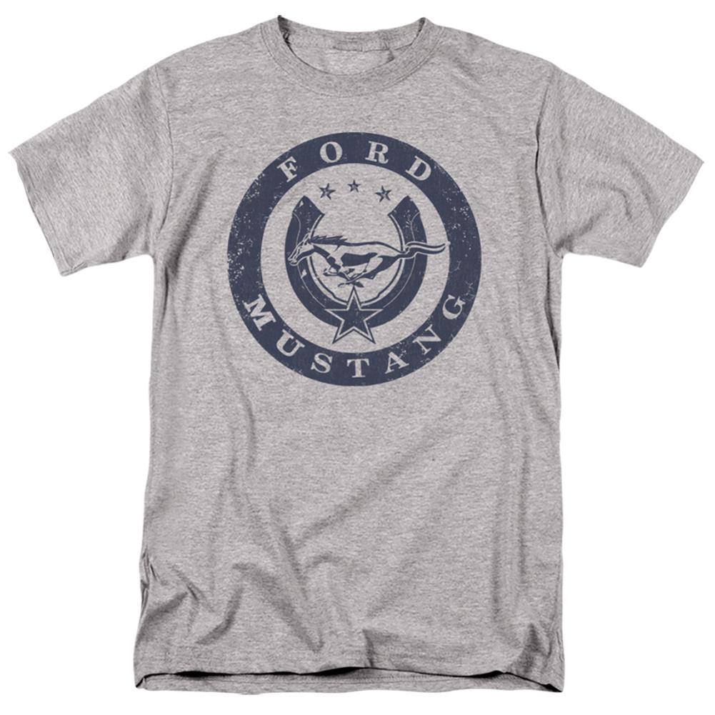Ford Lucky Ford Mustang Men's 18/1 Cotton Short-Sleeve T-Shirt