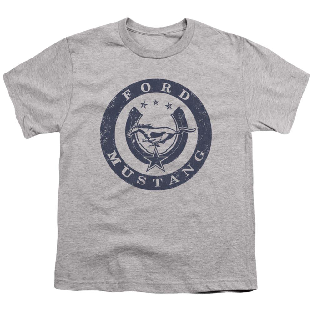 Ford Lucky Ford Mustang Youth 18/1 100% Cotton Short-Sleeve T-Shirt