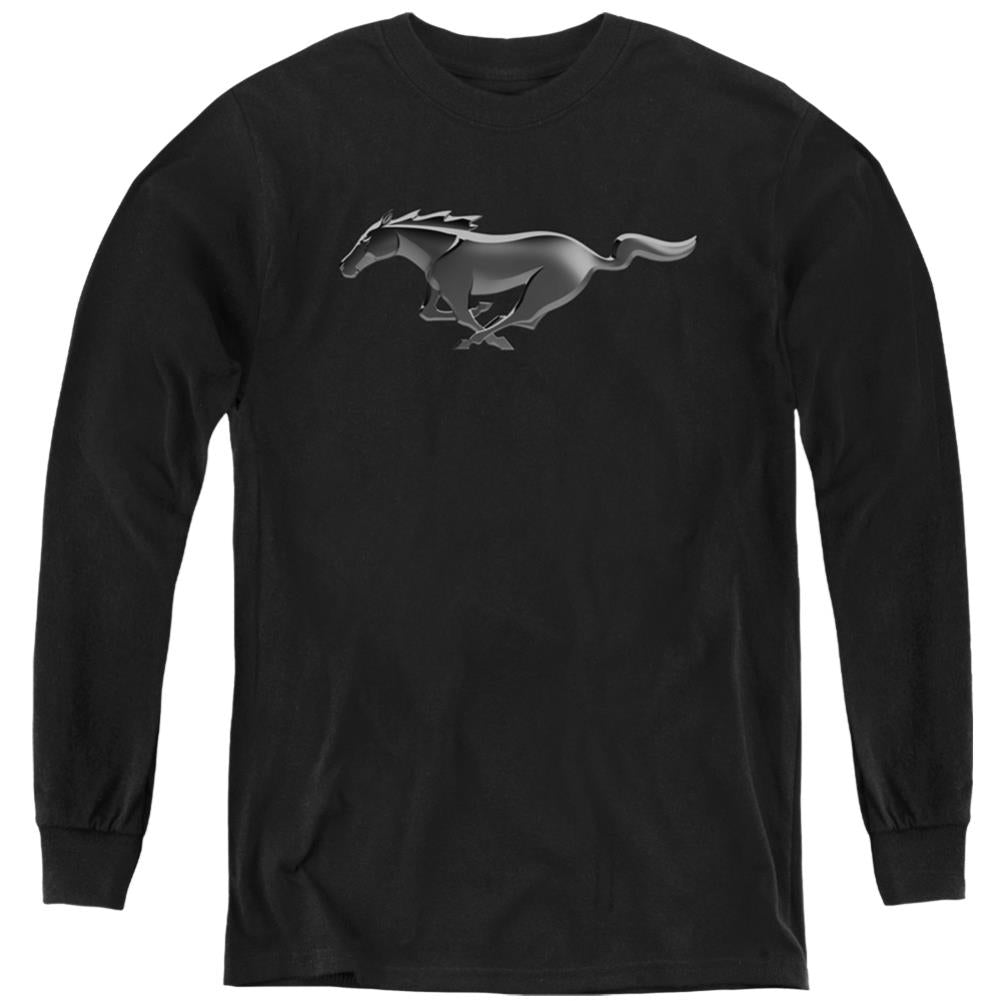 Ford Modern Mustang Youth Long-Sleeve T-Shirt