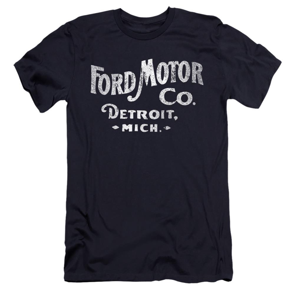Ford Motor Co Men's Ultra-Soft 30/1 Cotton Slim Short-Sleeve T-Shirt