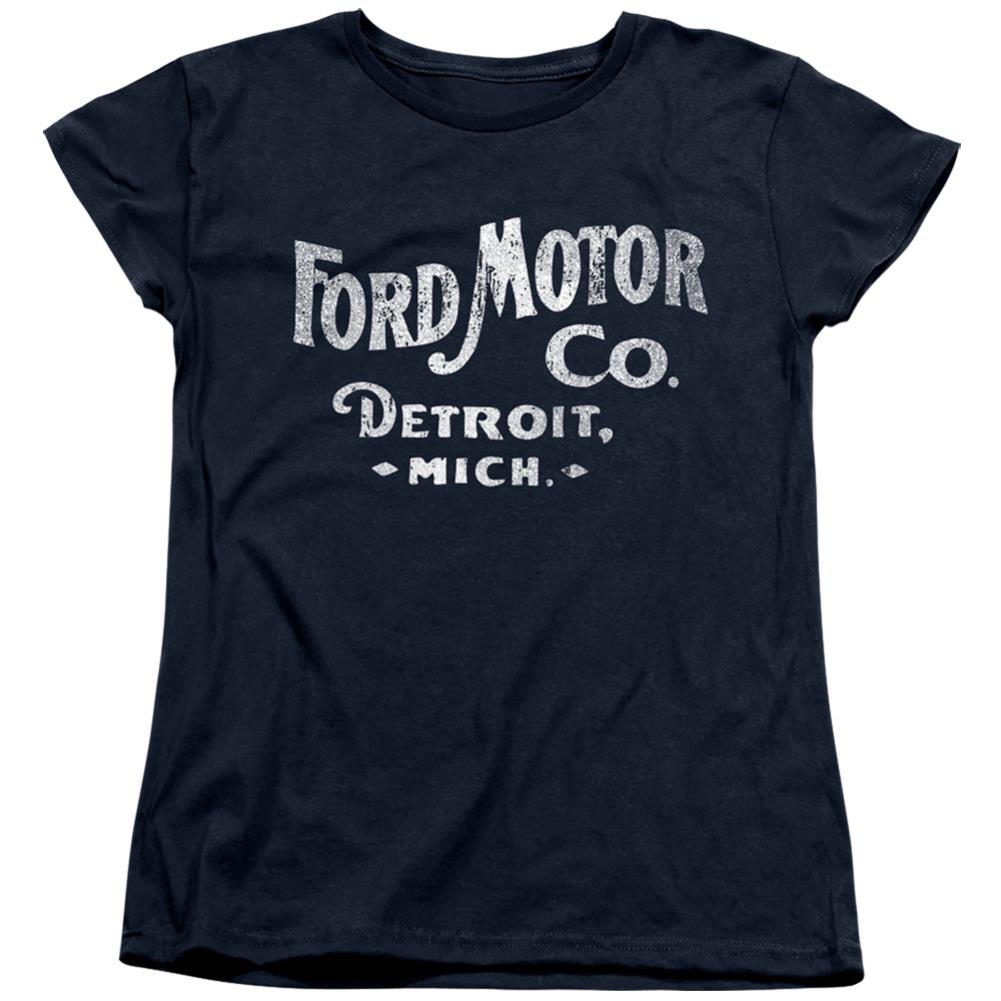 Ford Motor Co Women's 18/1 Cotton Short-Sleeve T-Shirt