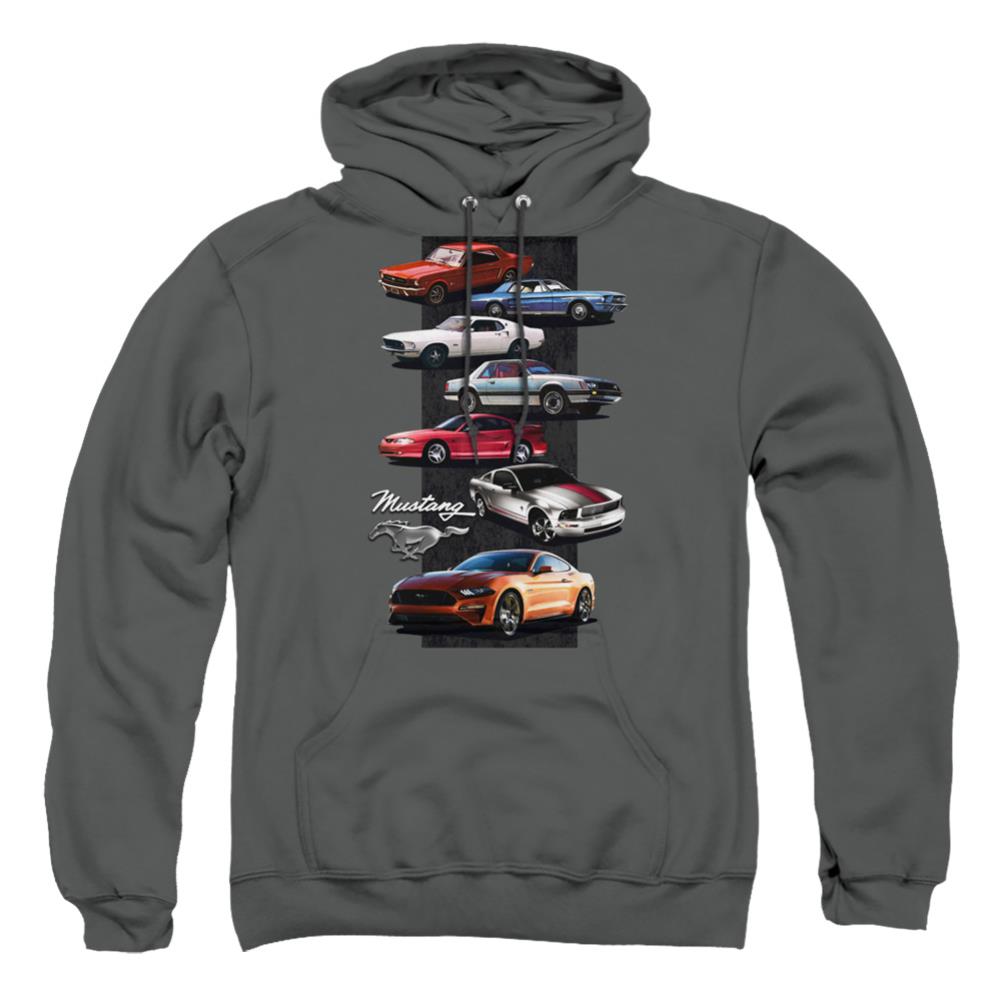 Ford Mustang Stack Men's Pull-Over 75 25 Poly Hoodie