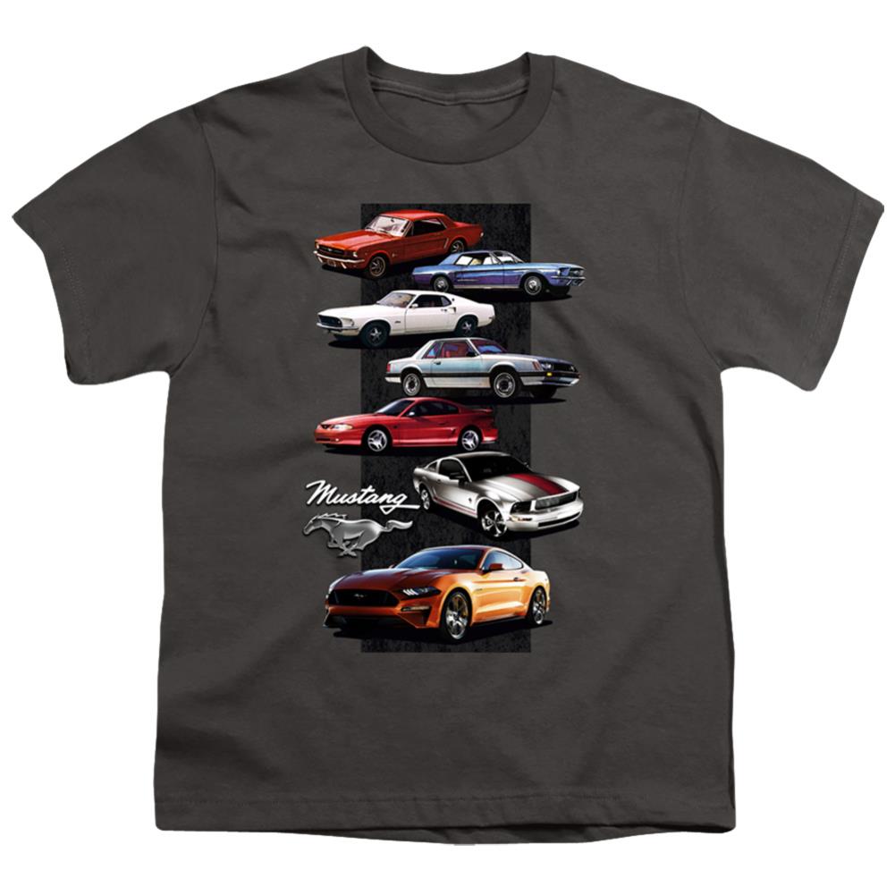 Ford Mustang Stack Youth 18/1 100% Cotton Short-Sleeve T-Shirt