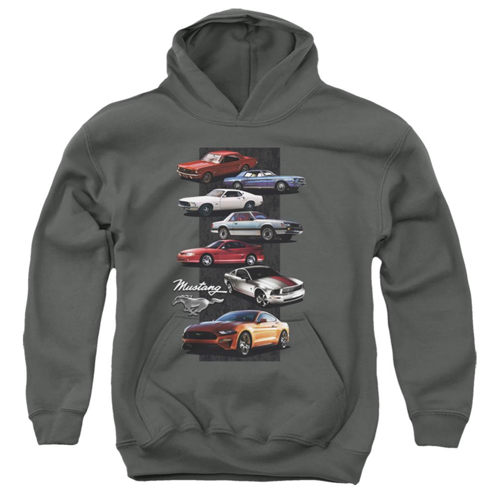 Ford Mustang Stack Youth Cotton Poly Pull-Over Hoodie