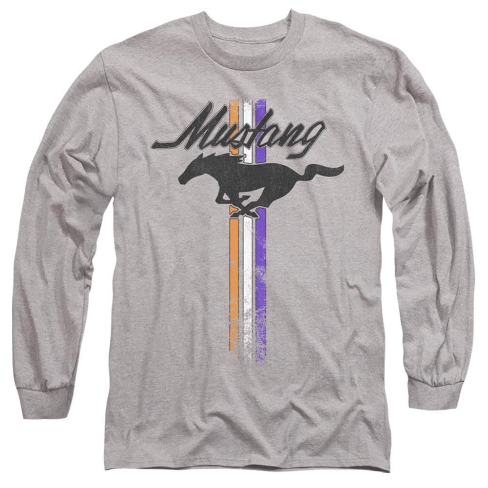 Ford Mustang Stripes Men's 18/1 Cotton Long-Sleeve T-Shirt