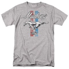 Ford Mustang Stripes Men's 18/1 Cotton Short-Sleeve T-Shirt