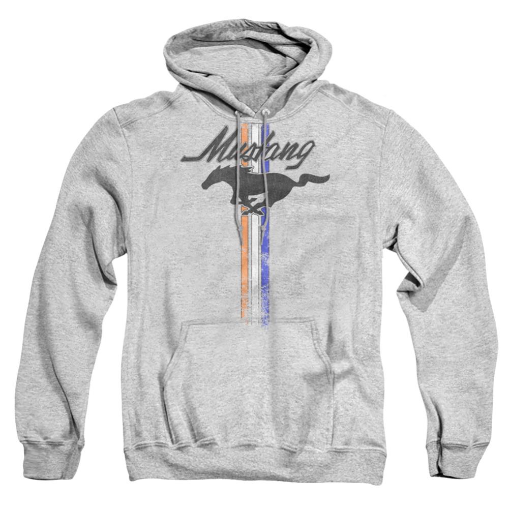 Ford Mustang Stripes Men's Pull-Over 75 25 Poly Hoodie