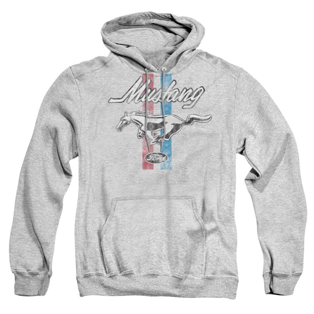 Ford Mustang Stripes Men's Pull-Over 75 25 Poly Hoodie