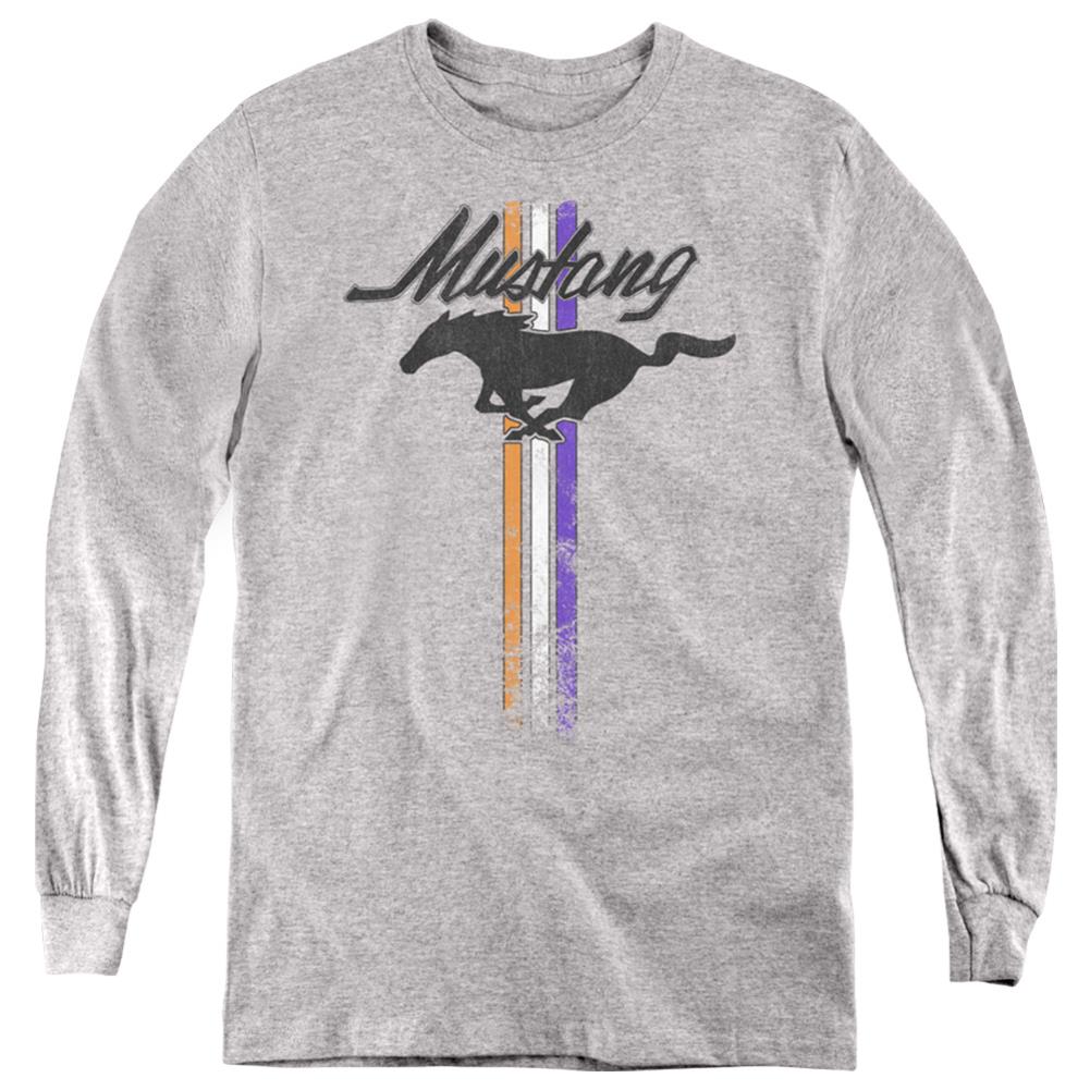 Ford Mustang Stripes Youth Long-Sleeve T-Shirt