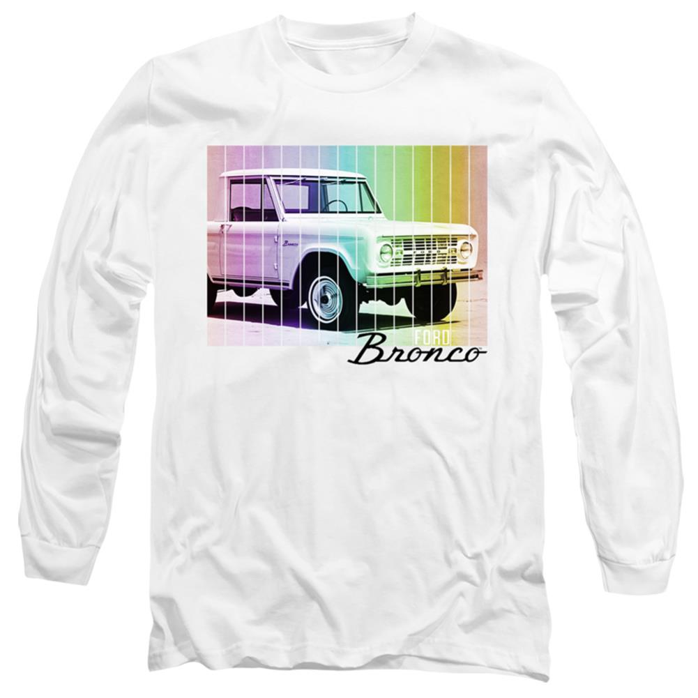 Ford Retro Rainbow Men's 18/1 Cotton Long-Sleeve T-Shirt