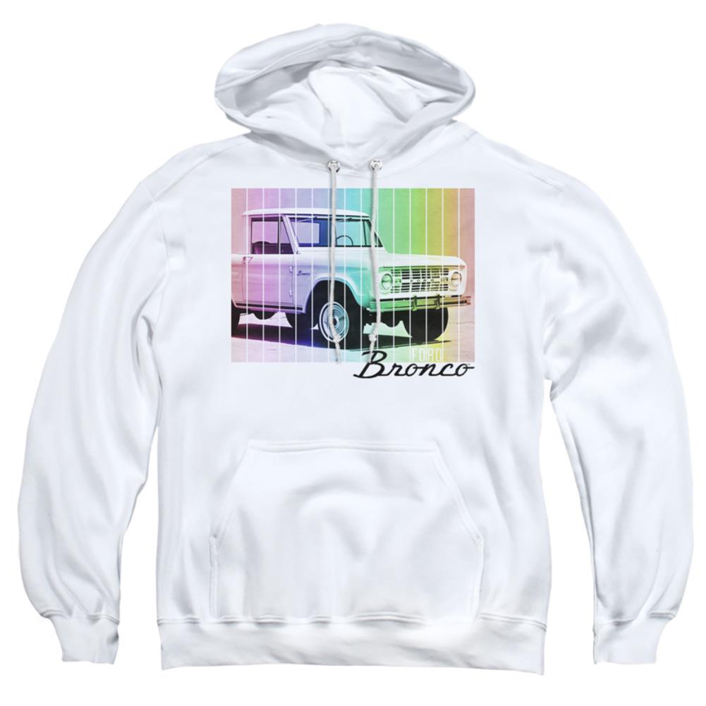 Ford Retro Rainbow Men's Pull-Over 75 25 Poly Hoodie