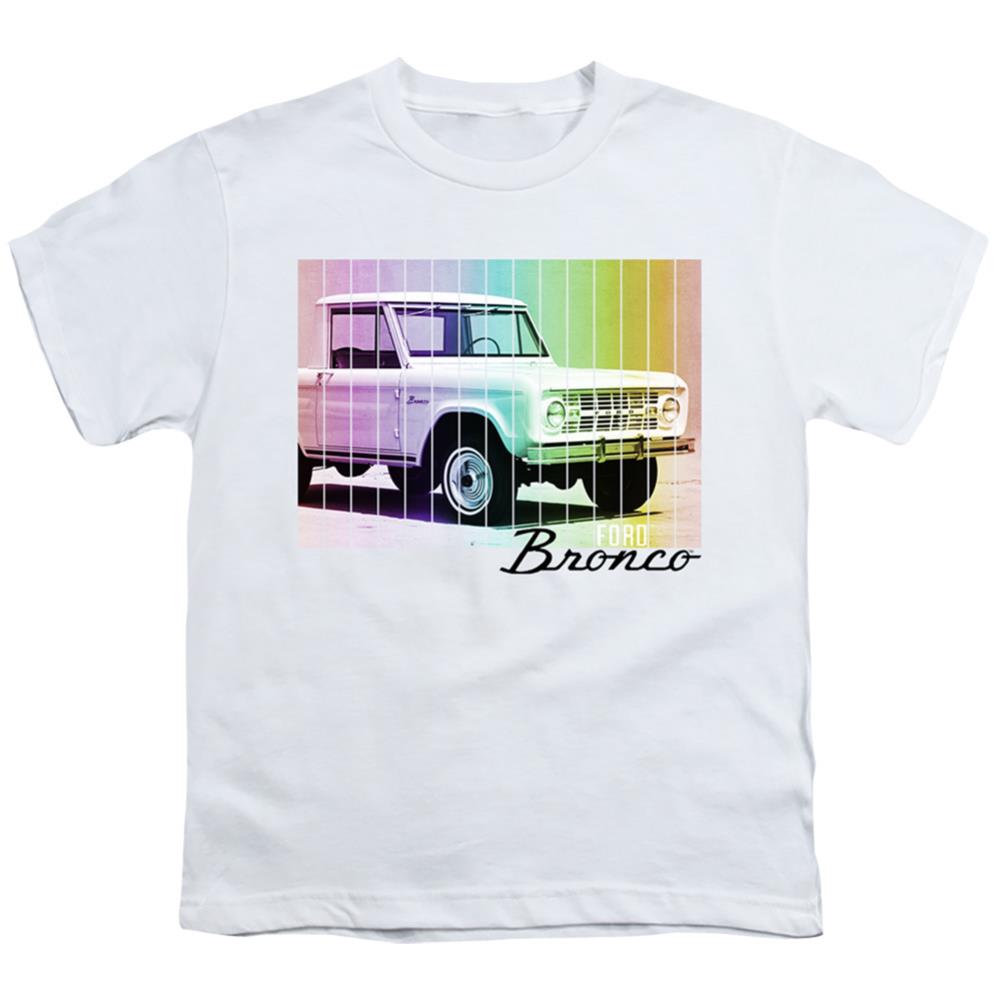Ford Retro Rainbow Youth 18/1 100% Cotton Short-Sleeve T-Shirt