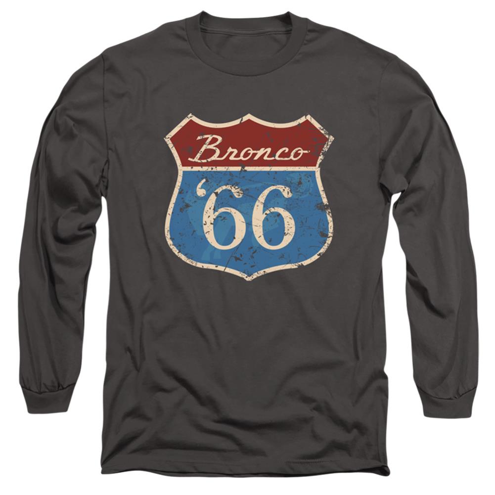 Ford Route 66 Bronco Men's 18/1 Cotton Long-Sleeve T-Shirt