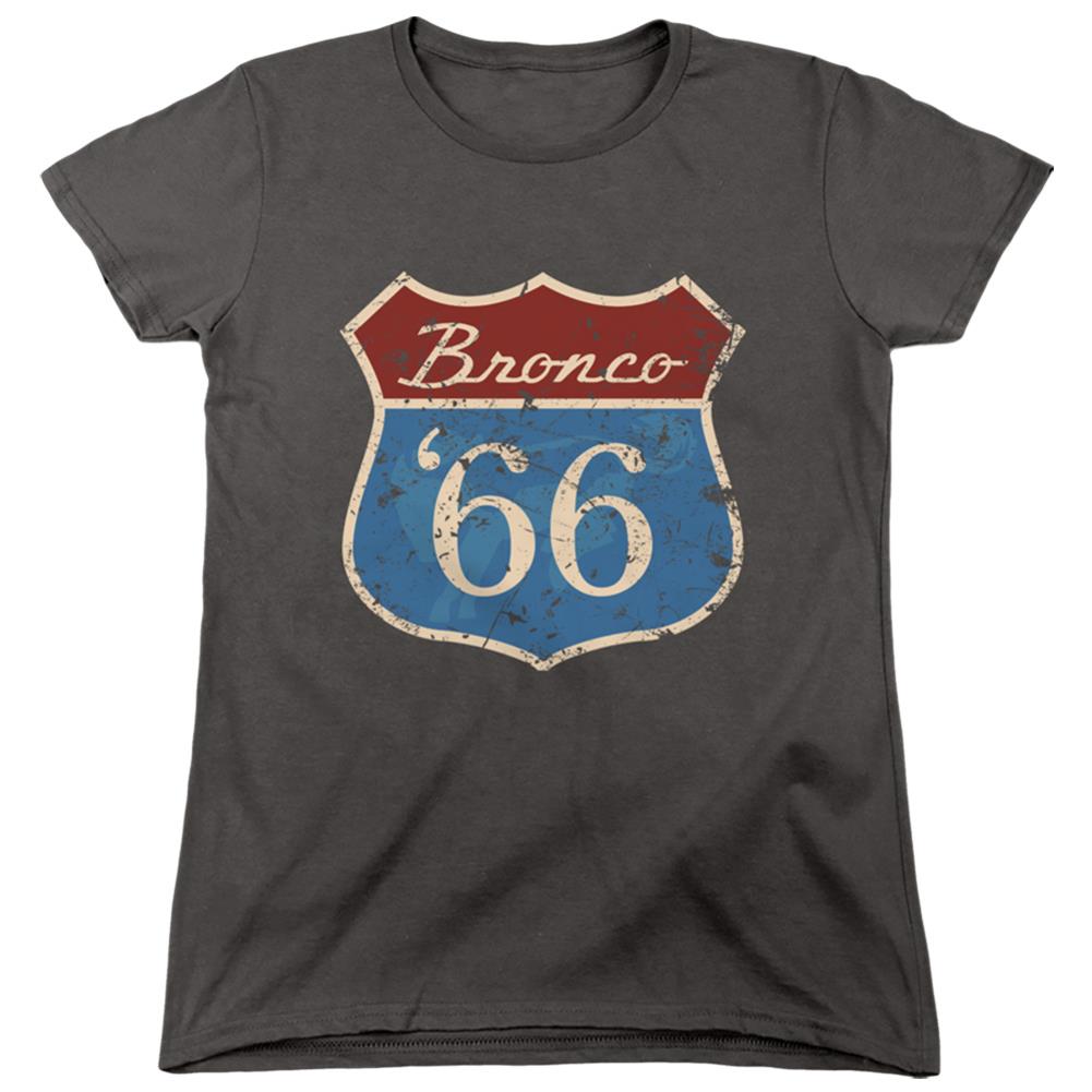 Ford Route 66 Bronco Women's 18/1 Cotton Short-Sleeve T-Shirt