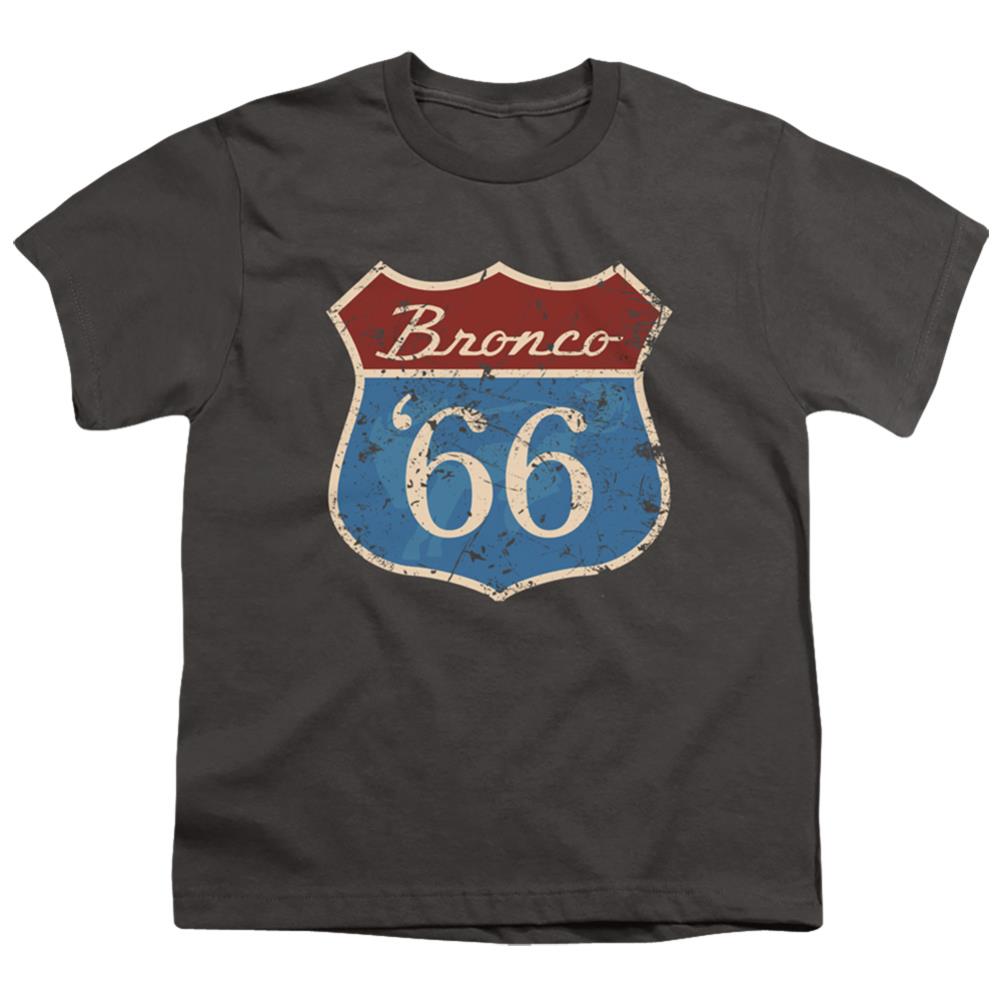 Ford Route 66 Bronco Youth 18/1 100% Cotton Short-Sleeve T-Shirt
