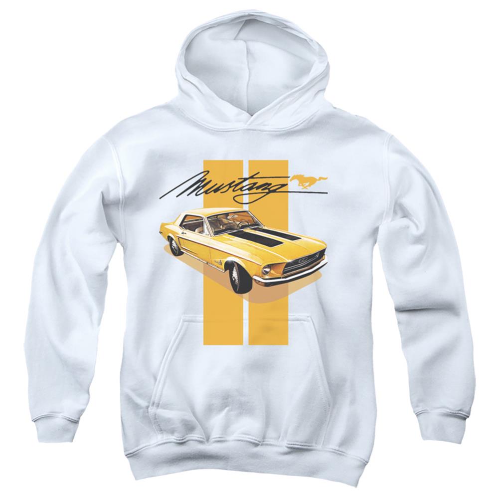 Ford Stang Stripes Youth Cotton Poly Pull-Over Hoodie