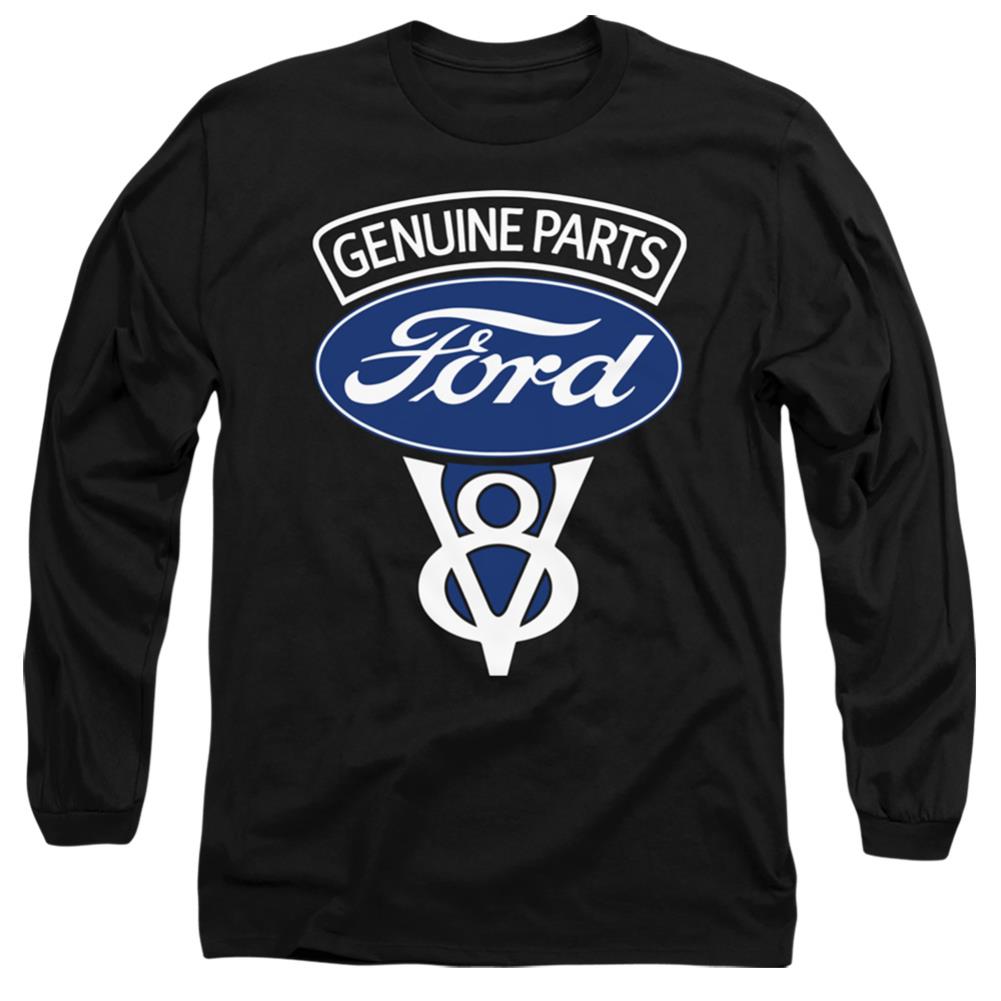 Ford V8 Genuine Parts Men's 18/1 Cotton Long-Sleeve T-Shirt