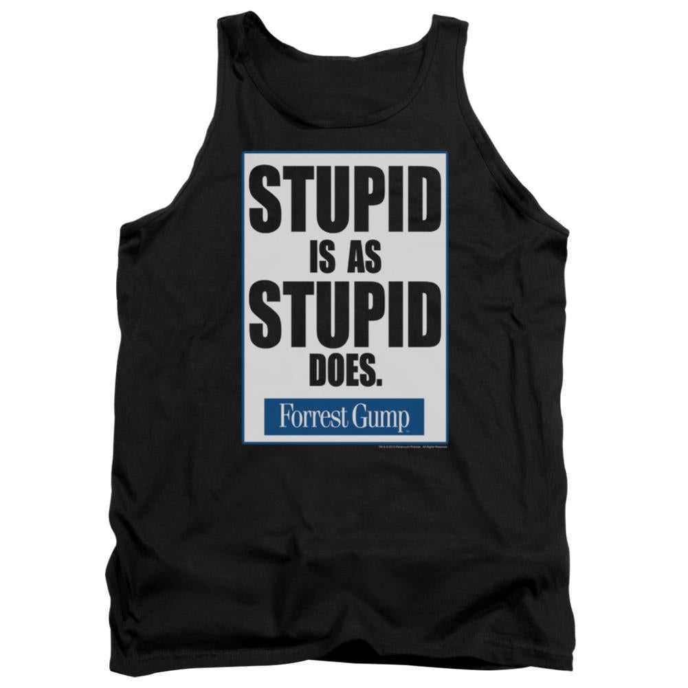 Forrest Gump Stupid Is Men's 18/1 Cotton Tank Top
