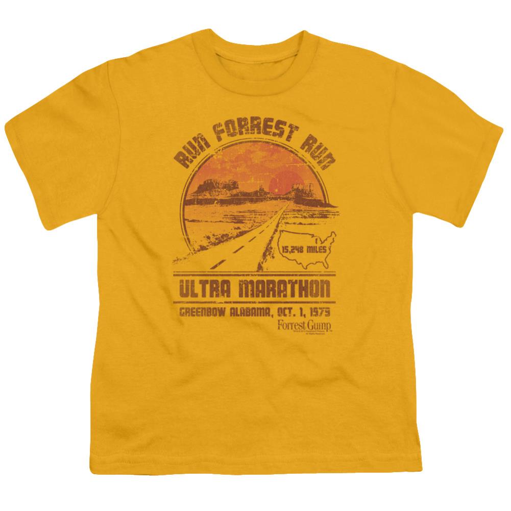 Forrest Gump Ultra Marathon Youth 18/1 100% Cotton Short-Sleeve T-Shirt