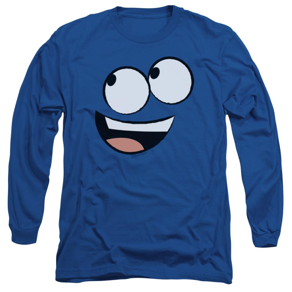 Foster's Home For Imaginary Friends Blue Face Men's 18/1 Cotton Long-Sleeve T-Shirt