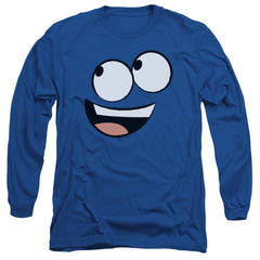 Foster's Home For Imaginary Friends Blue Face Men's 18/1 Cotton Long-Sleeve T-Shirt