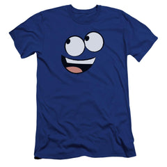 Foster's Home For Imaginary Friends Blue Face Men's Ultra-Soft 30/1 Cotton Slim Short-Sleeve T-Shirt