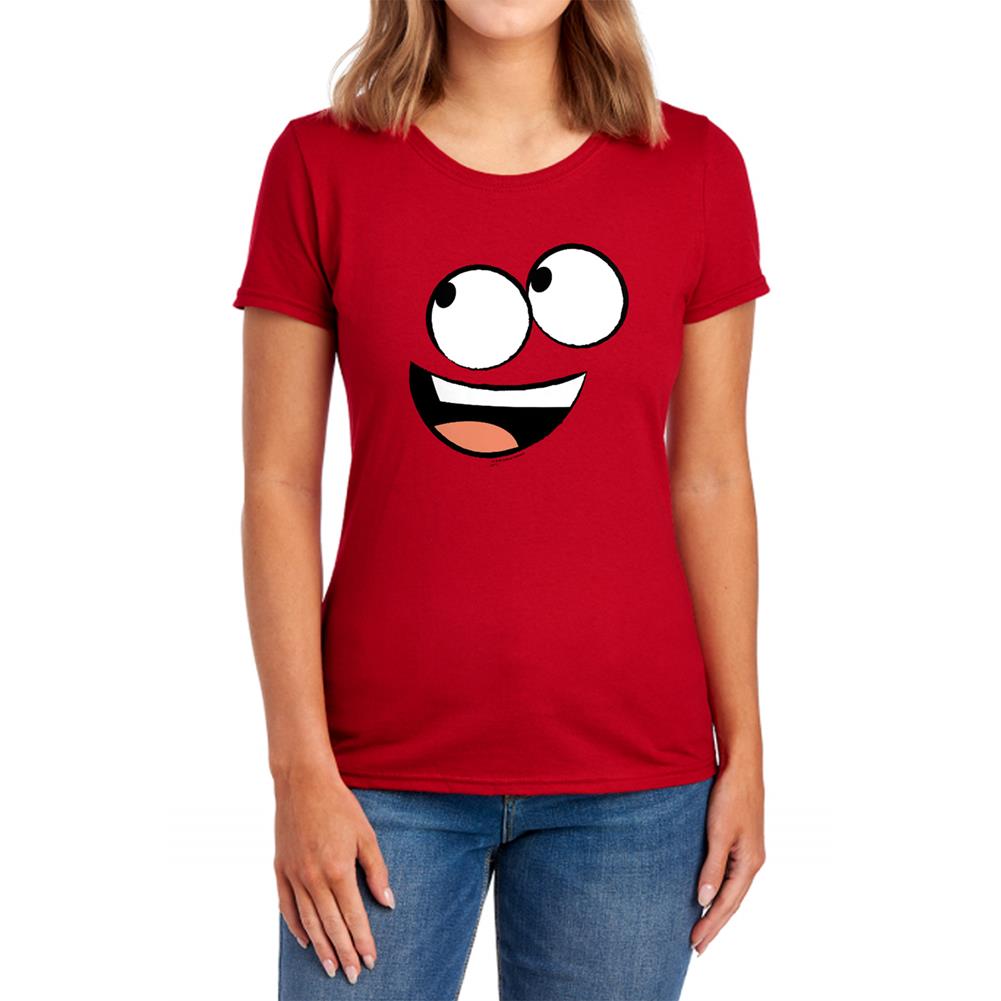 Foster's Home For Imaginary Friends Blue Face Women's 18/1 Cotton Short-Sleeve T-Shirt