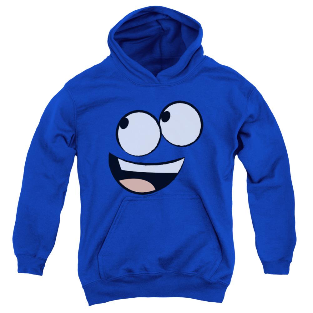 Foster's Home For Imaginary Friends Blue Face Youth Cotton Poly Pull-Over Hoodie