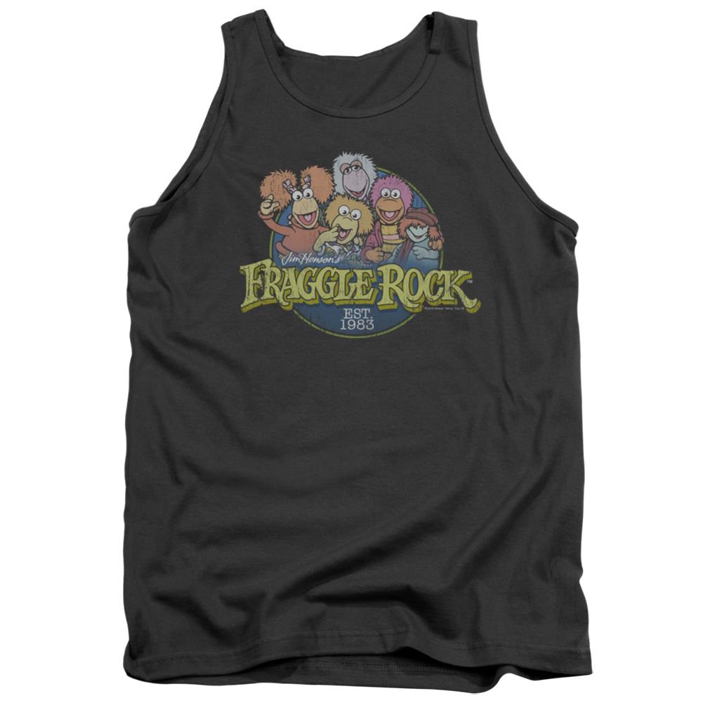 Fraggle Rock Circle Logo Men's 18/1 Cotton Tank Top