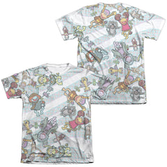 Fraggle Rock Cyclone (Front/Back Print) Men's Regular Fit Poly Cotton Short-Sleeve T-Shirt