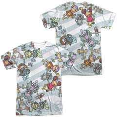 Fraggle Rock Cyclone (Front/Back Print) Men's Regular Fit Polyester Short-Sleeve T-Shirt