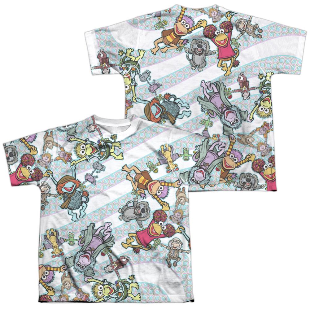 Fraggle Rock Cyclone (Front/Back Print) Youth Regular Fit Poly Short-Sleeve T-Shirt