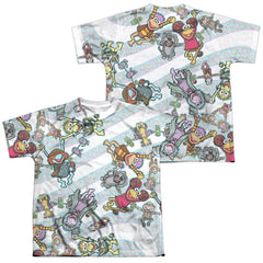 Fraggle Rock Cyclone (Front/Back Print) Youth Regular Fit Poly Short-Sleeve T-Shirt