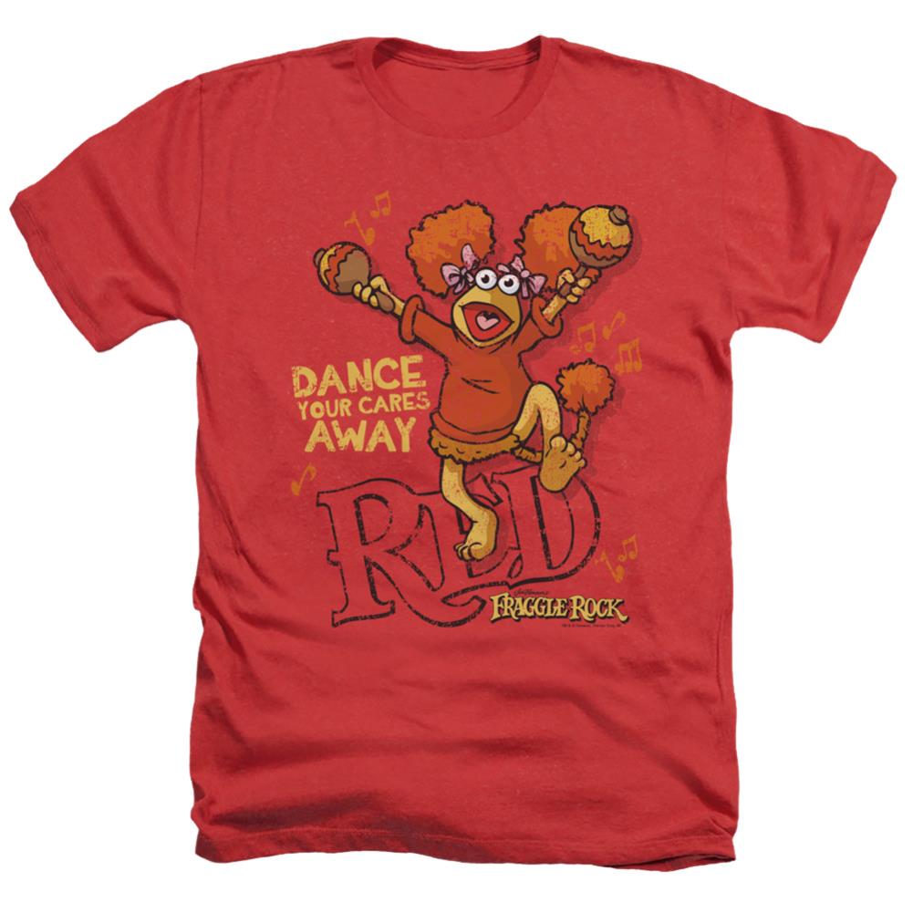 Fraggle Rock Dance Men's 30/1 Heather 60 40 Poly Short-Sleeve T-Shirt