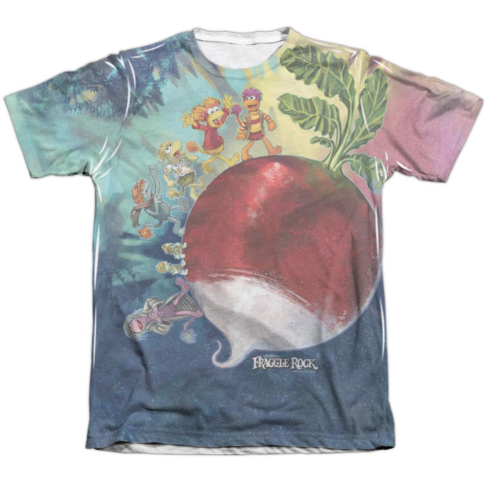 Fraggle Rock Giant Radish Men's Regular Fit Poly Cotton Short-Sleeve T-Shirt