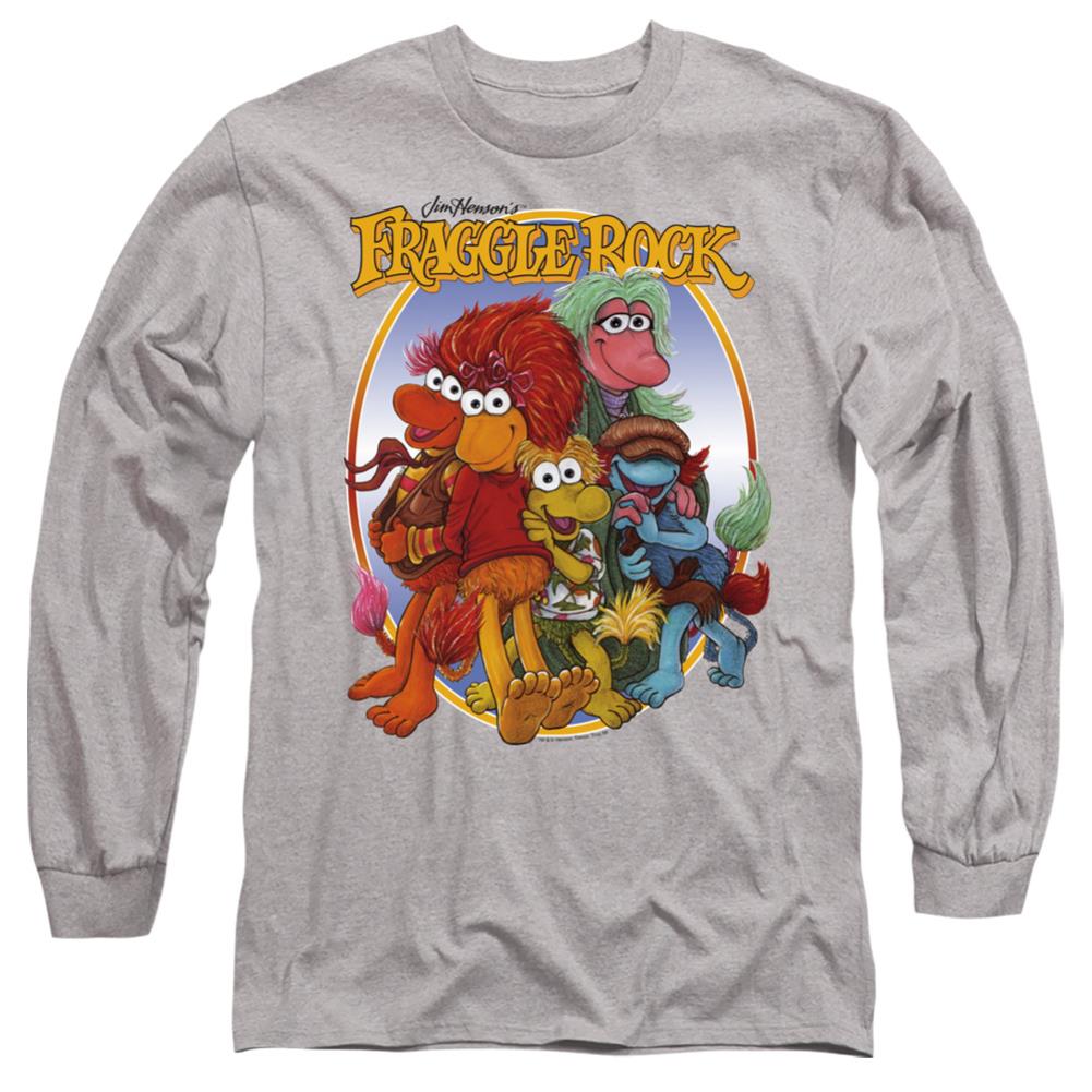 Fraggle Rock Group Hug Men's 18/1 Cotton Long-Sleeve T-Shirt
