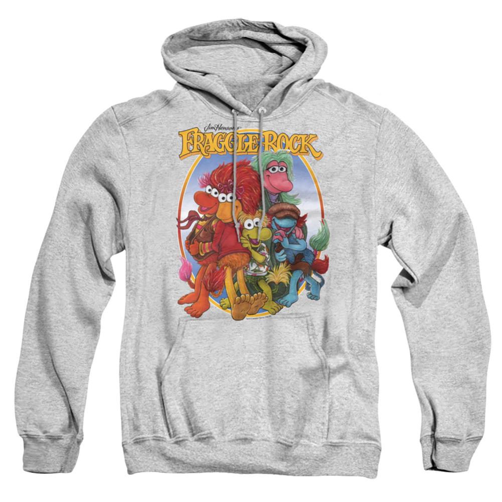 Fraggle Rock Group Hug Men's Pull-Over 75 25 Poly Hoodie