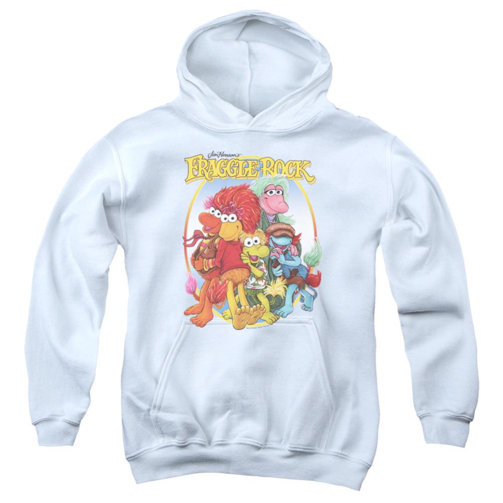 Fraggle Rock Group Hug Youth Cotton Poly Pull-Over Hoodie