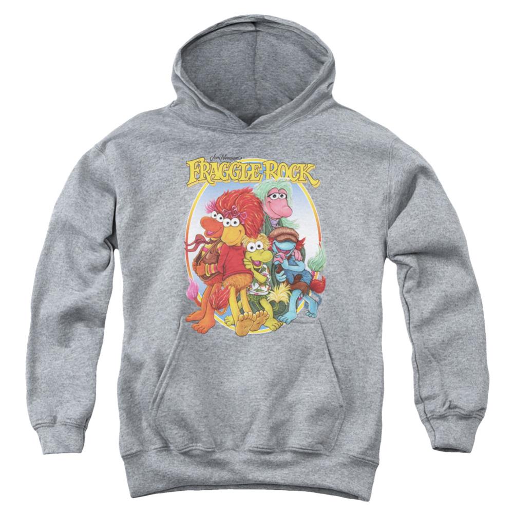 Fraggle Rock Group Hug Youth Cotton Poly Pull-Over Hoodie