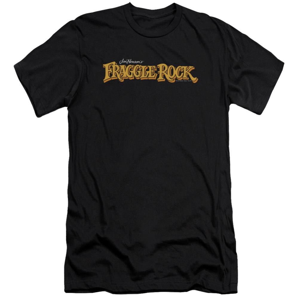Fraggle Rock Logo Men's Ultra-Soft 30/1 Cotton Slim Short-Sleeve T-Shirt