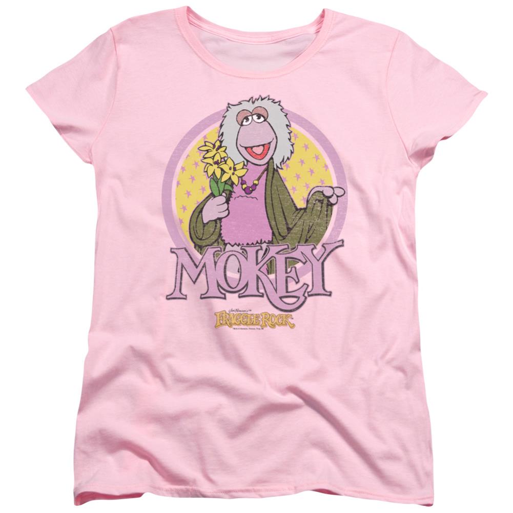 Fraggle Rock Mokey Circle Women's 18/1 Cotton Short-Sleeve T-Shirt