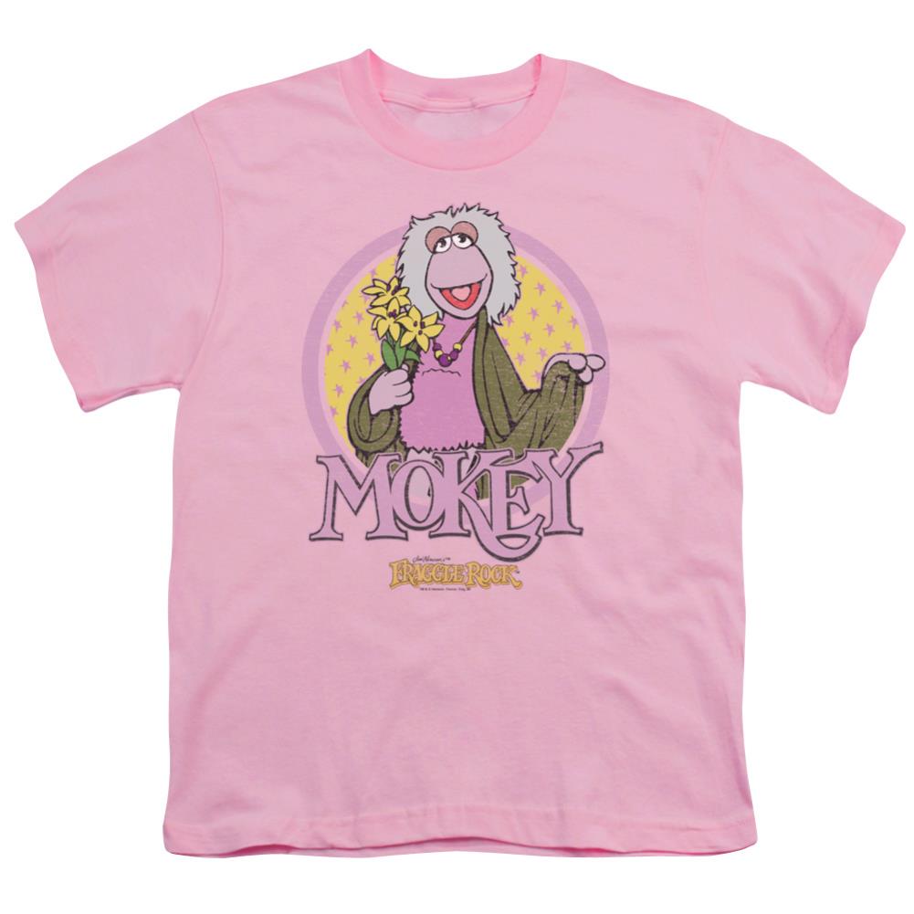 Fraggle Rock Mokey Circle Youth 18/1 100% Cotton Short-Sleeve T-Shirt