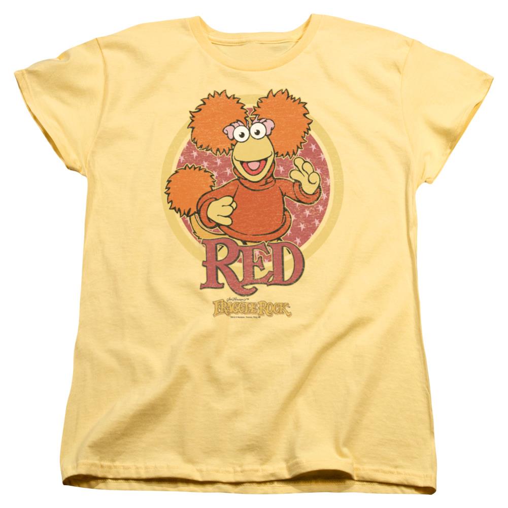 Fraggle Rock Red Circle Women's 18/1 Cotton Short-Sleeve T-Shirt