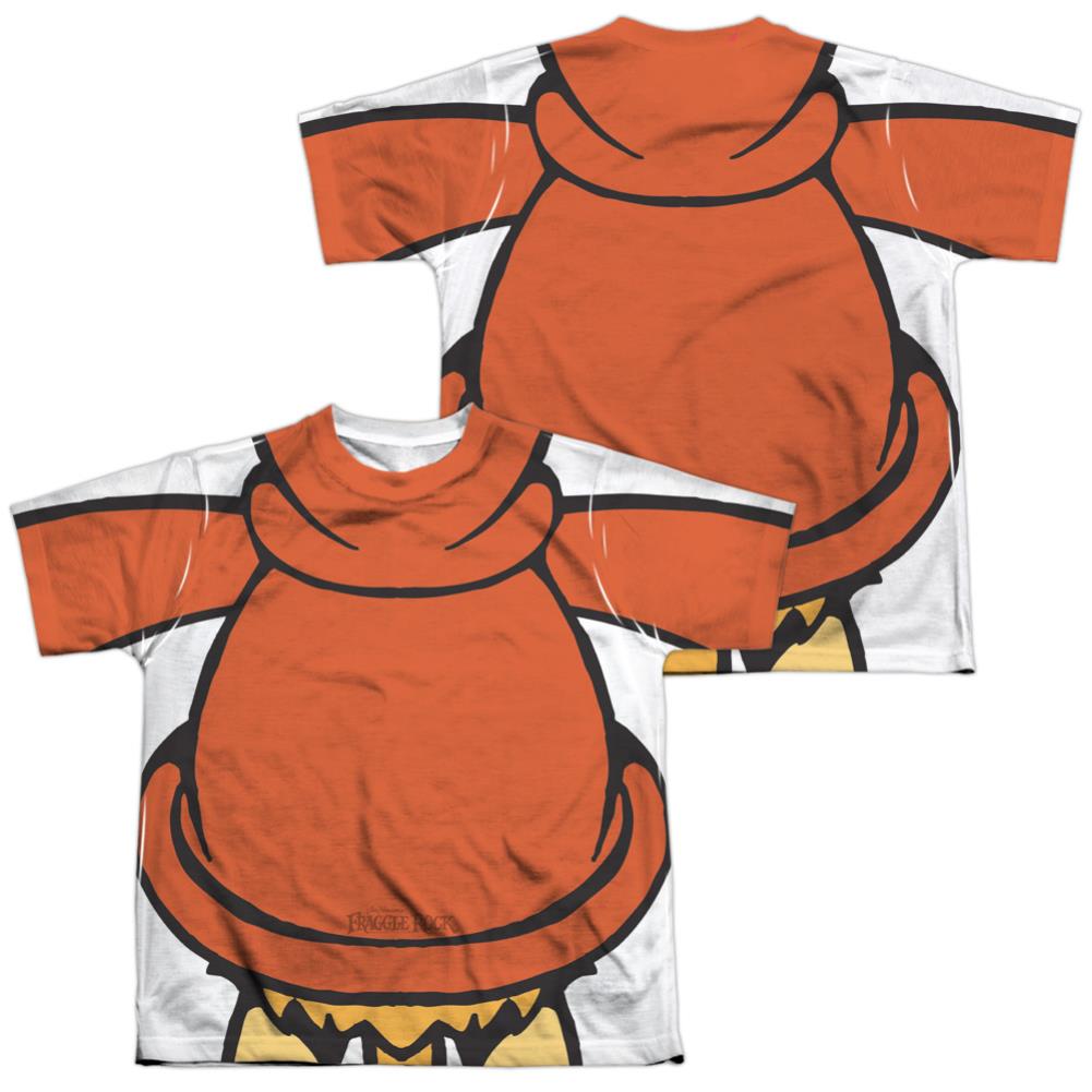 Fraggle Rock Red Uniform (Front/Back Print) Youth Regular Fit Poly Short-Sleeve T-Shirt