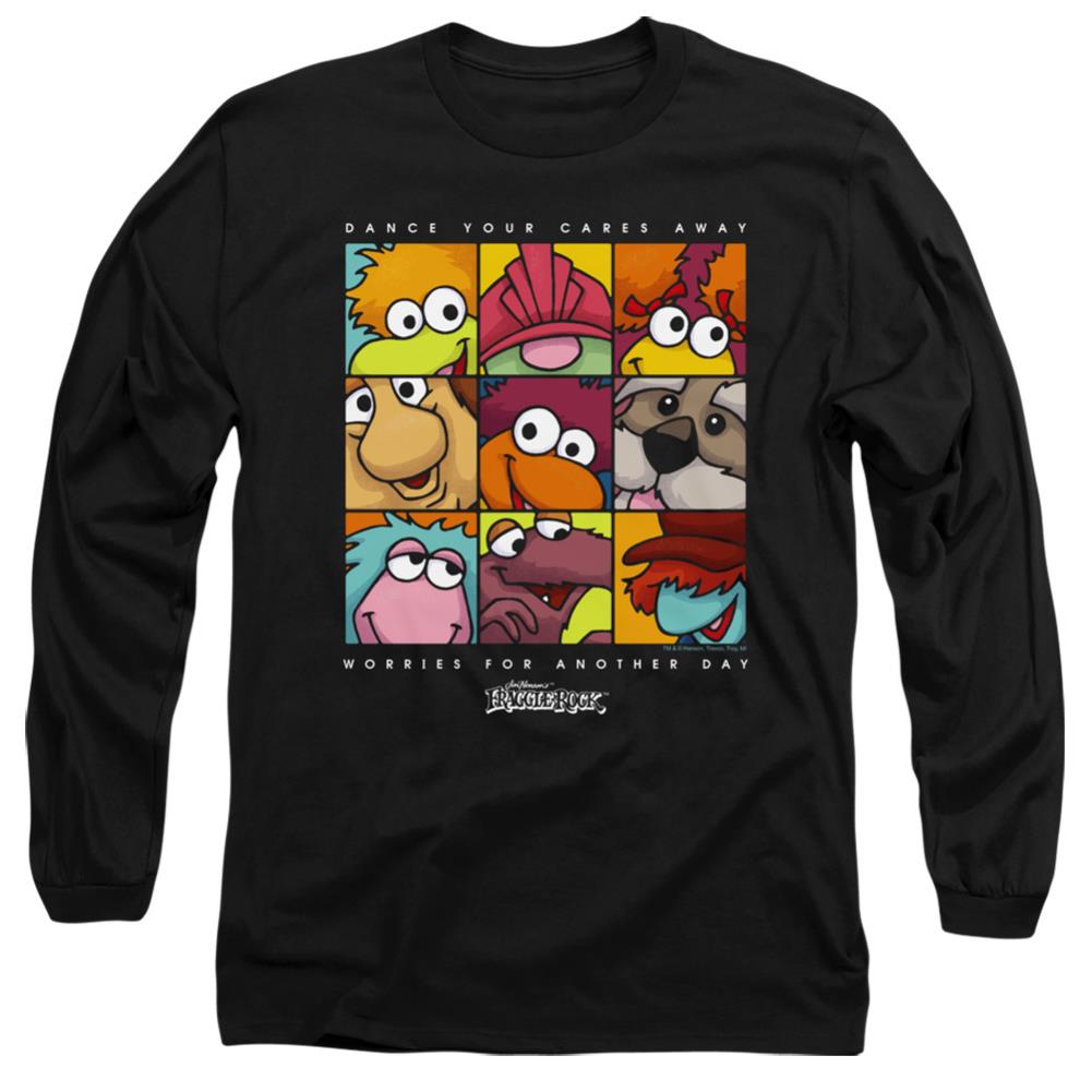 Fraggle Rock Squared Men's 18/1 Cotton Long-Sleeve T-Shirt
