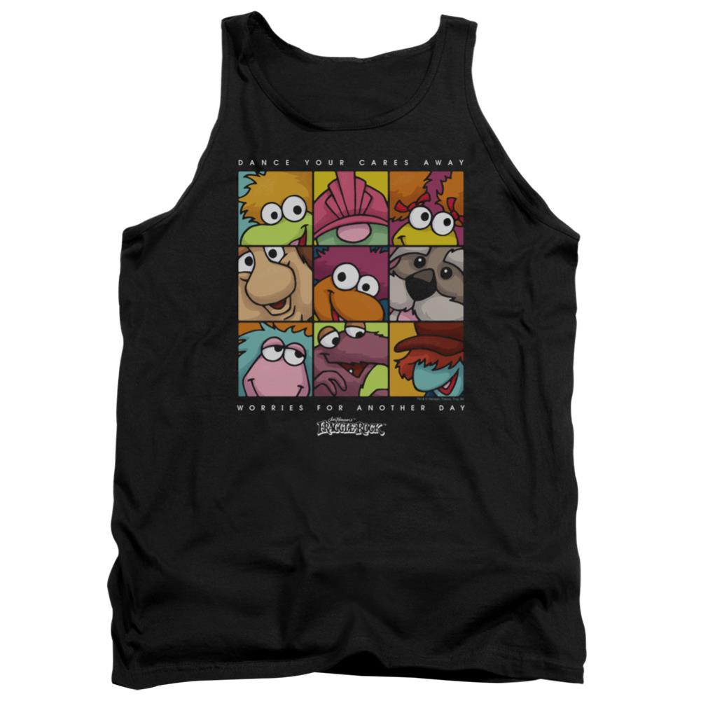 Fraggle Rock Squared Men's 18/1 Cotton Tank Top