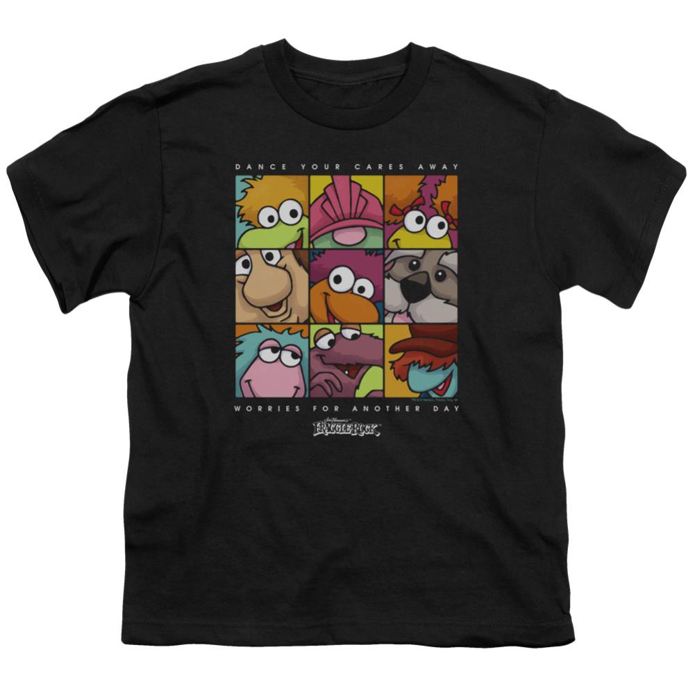 Fraggle Rock Squared Youth 18/1 100% Cotton Short-Sleeve T-Shirt