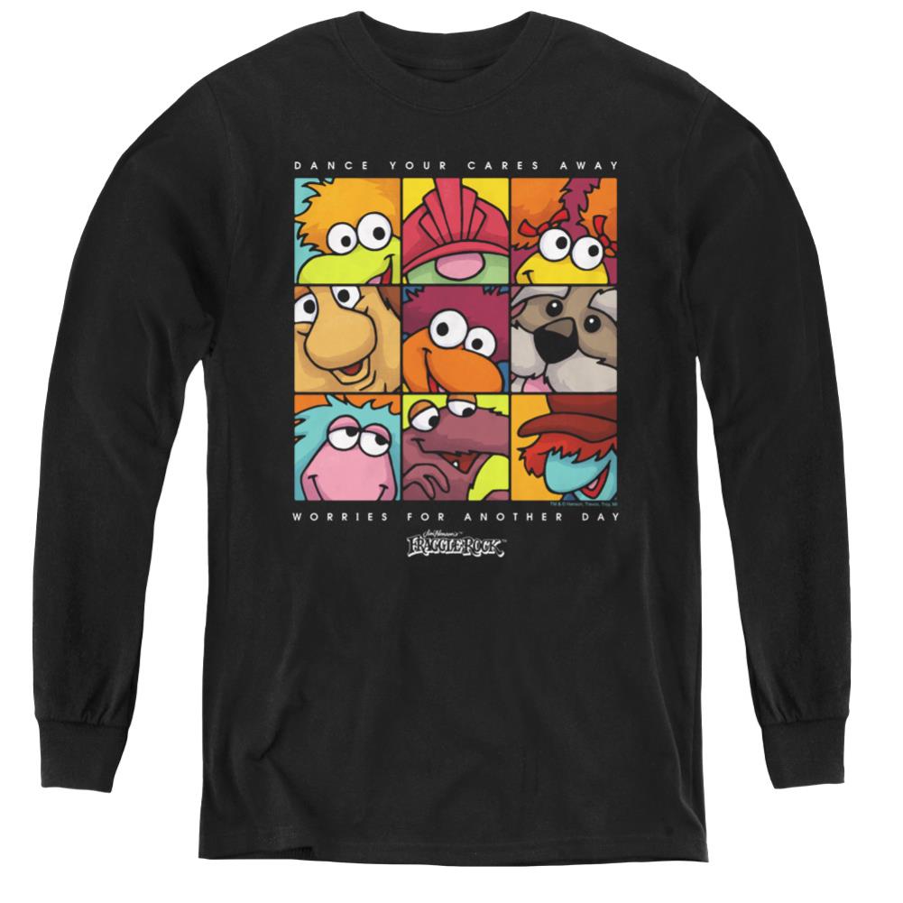 Fraggle Rock Squared Youth Long-Sleeve T-Shirt